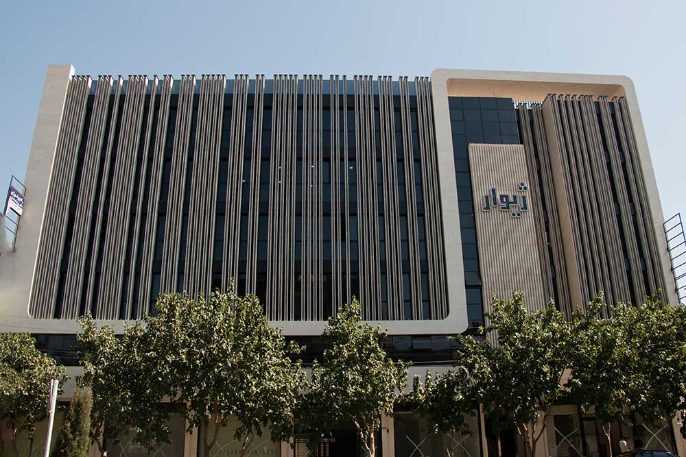 پروژه آجر نما نسوز مجتمع ژیوار